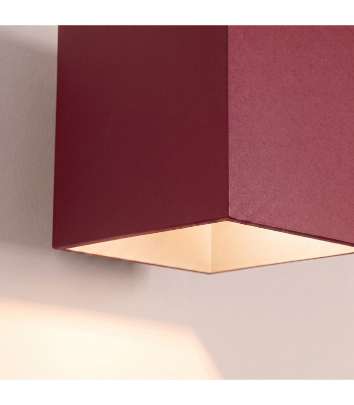 Quad Up & Down Wall Lamp Burgundy 1x G9-7