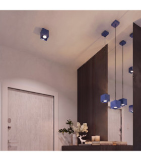 Quad Surface Mounted Downlight Ultramarine 1x GU10-2