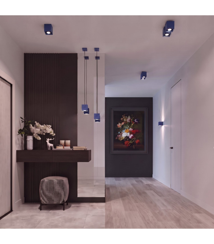Quad Surface Mounted Downlight Ultramarine 1x GU10-13