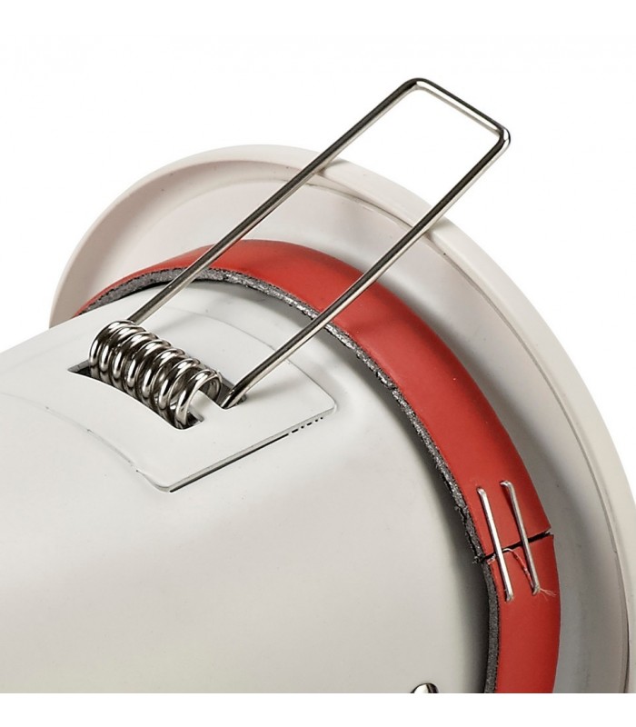 Adjustable Fire Rated Recessed Downlight, White, GU10, IP20 - 13