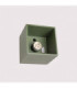 Quad Surface Mounted Downlight Olive Green 1x GU10-8