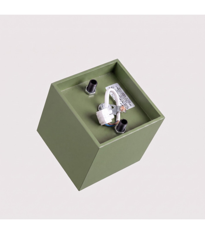 Quad Surface Mounted Downlight Olive Green 1x GU10-9