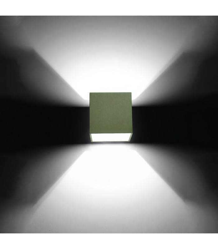 Quad Up & Down Wall Lamp Olive Green 1x G9-4