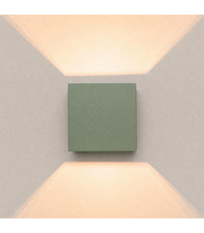 Quad Up & Down Wall Lamp Olive Green 1x G9-6
