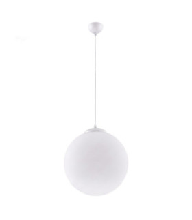 Ugo 40cm Globe Pendant Ceiling Light White 1x E27-1