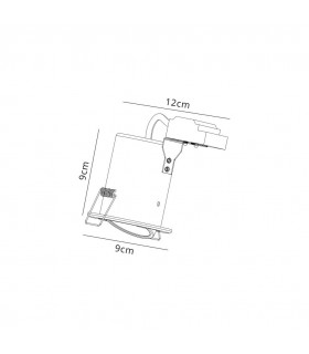 Adjustable Fire Rated Recessed Downlight, Satin Nickel, GU10, IP20 - 2