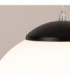 Ugo 20cm Slim Pendant Ceiling Light Black 1x E27-7