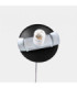 Ugo 20cm Slim Pendant Ceiling Light Black 1x E27-9