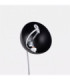 Ugo 20cm Slim Pendant Ceiling Light Black 1x E27-10