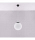 Ugo 30cm Globe Pendant Ceiling Light Black 1x E27-4