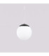 Ugo 30cm Globe Pendant Ceiling Light Black 1x E27-6