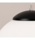 Ugo 30cm Globe Pendant Ceiling Light Black 1x E27-7