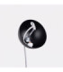 Ugo 30cm Globe Pendant Ceiling Light Black 1x E27-10