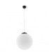 Ugo 40cm Globe Pendant Ceiling Light Black 1x E27-3
