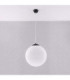 Ugo 40cm Globe Pendant Ceiling Light Black 1x E27-4