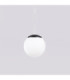 Ugo 40cm Globe Pendant Ceiling Light Black 1x E27-6