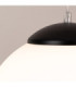 Ugo 40cm Globe Pendant Ceiling Light Black 1x E27-7