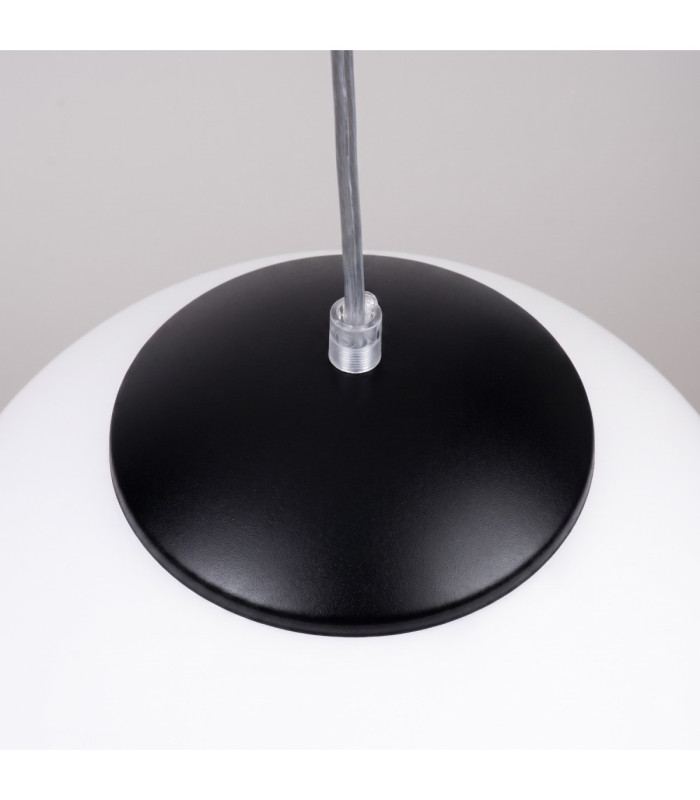 Ugo 40cm Globe Pendant Ceiling Light Black 1x E27-8