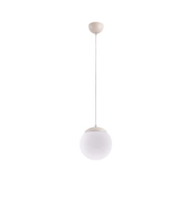 Ugo 20cm Slim Pendant Ceiling Light Beige 1x E27-1