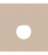 Ugo 20cm Slim Pendant Ceiling Light Beige 1x E27-5