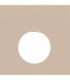 Ugo 30cm Globe Pendant Ceiling Light Beige 1x E27-6