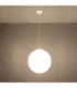 Ugo 40cm Globe Pendant Ceiling Light Beige 1x E27-4