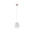 Ugo 20cm Slim Pendant Ceiling Light Taupe 1x E27-1
