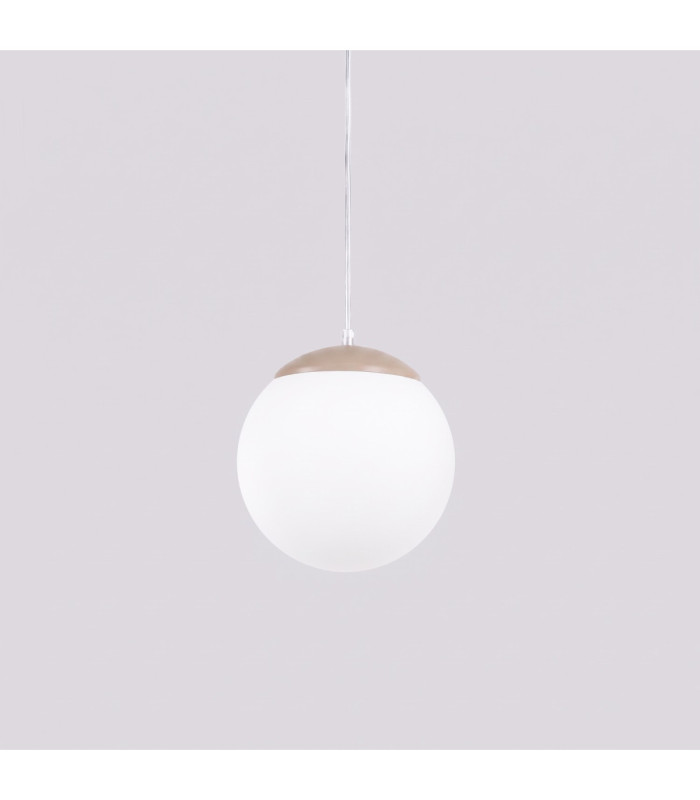 Ugo 20cm Slim Pendant Ceiling Light Taupe 1x E27-6