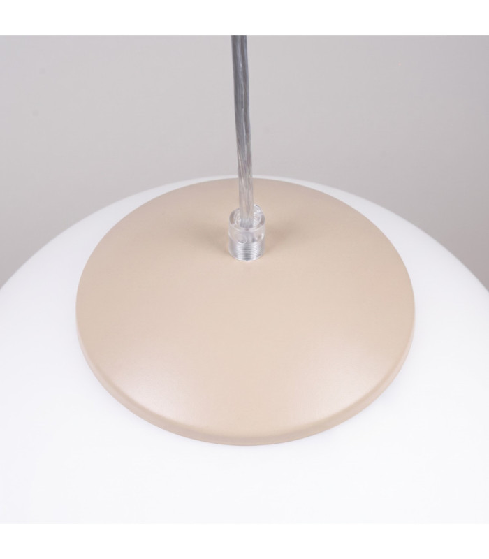 Ugo 20cm Slim Pendant Ceiling Light Taupe 1x E27-8