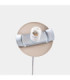 Ugo 20cm Slim Pendant Ceiling Light Taupe 1x E27-9