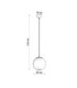 Ugo 20cm Slim Pendant Ceiling Light Taupe 1x E27-11
