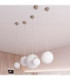 Ugo 20cm Slim Pendant Ceiling Light Taupe 1x E27-14