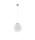 Ugo 30cm Globe Pendant Ceiling Light Taupe 1x E27-1