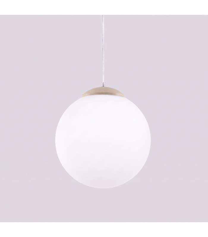 Ugo 30cm Globe Pendant Ceiling Light Taupe 1x E27-5