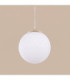 Ugo 30cm Globe Pendant Ceiling Light Taupe 1x E27-6