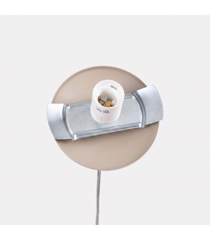 Ugo 30cm Globe Pendant Ceiling Light Taupe 1x E27-9