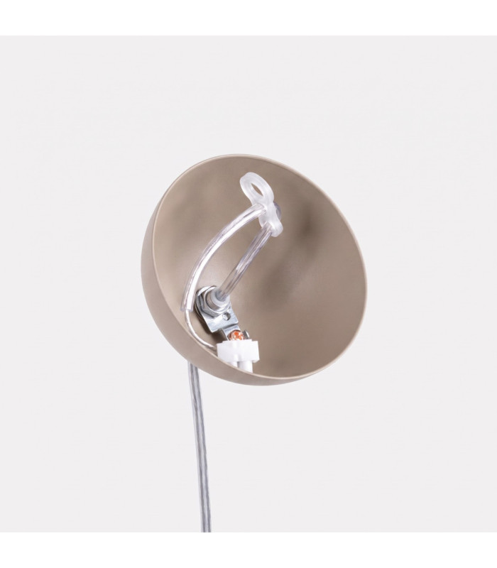 Ugo 30cm Globe Pendant Ceiling Light Taupe 1x E27-10
