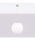 Ugo 40cm Globe Pendant Ceiling Light Taupe 1x E27-3