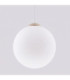 Ugo 40cm Globe Pendant Ceiling Light Taupe 1x E27-5