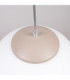 Ugo 40cm Globe Pendant Ceiling Light Taupe 1x E27-8