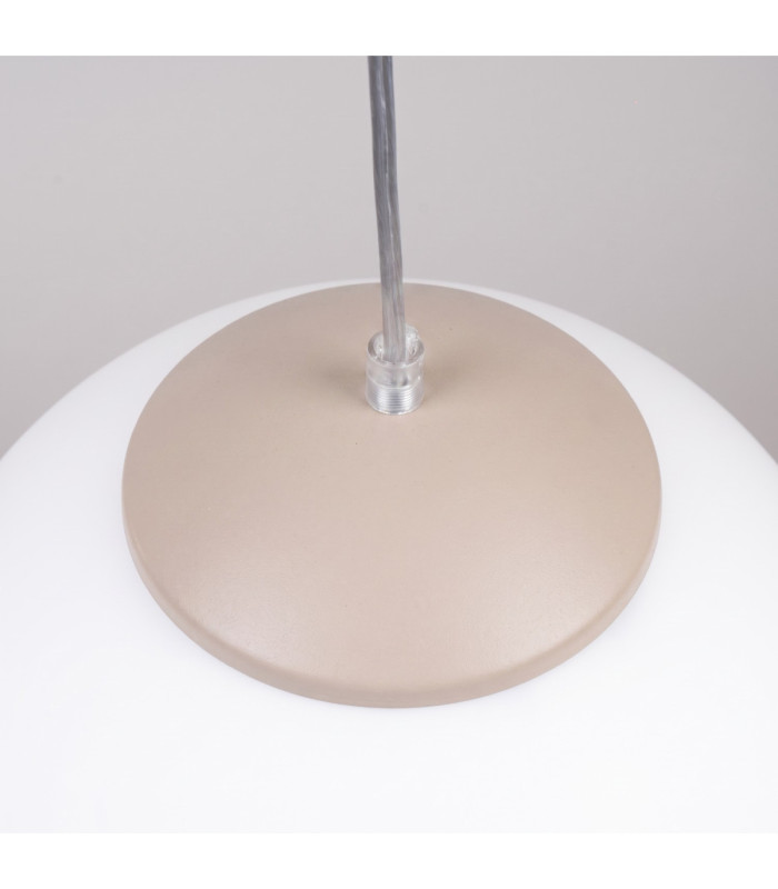 Ugo 40cm Globe Pendant Ceiling Light Taupe 1x E27-8