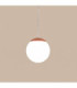 Ugo 20cm Slim Pendant Ceiling Light Red Ochre 1x E27-5