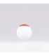 Ugo 20cm Slim Pendant Ceiling Light Red Ochre 1x E27-6