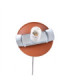 Ugo 20cm Slim Pendant Ceiling Light Red Ochre 1x E27-9