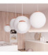 Ugo 20cm Slim Pendant Ceiling Light Red Ochre 1x E27-14