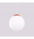 Ugo 30cm Globe Pendant Ceiling Light Red Ochre 1x E27-5