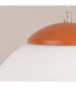 Ugo 30cm Globe Pendant Ceiling Light Red Ochre 1x E27-7