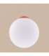 Ugo 40cm Globe Pendant Ceiling Light Red Ochre 1x E27-6