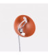 Ugo 40cm Globe Pendant Ceiling Light Red Ochre 1x E27-10