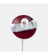 Ugo 20cm Slim Pendant Ceiling Light Burgundy 1x E27-9